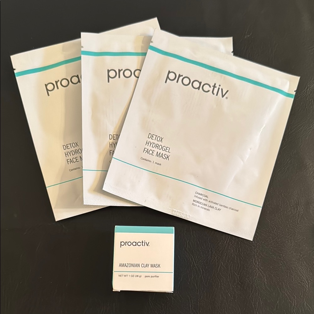 Proactiv Detox Hydrogel Masks (3) and Clay Mask